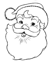 santa claus coloring pages