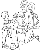 printable Father&acute;s Day coloring pages