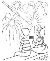 July 4th coloring pages